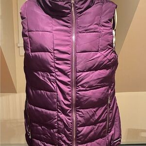 Calvin Klein Deep Purple Quilted Vest